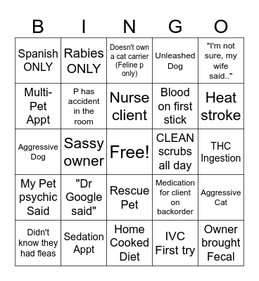 Tech Week Bingo Card