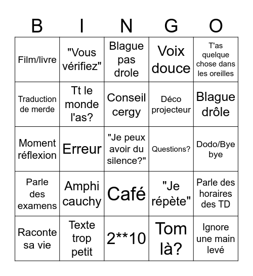 IA 2025 Bingo v2.0 Bingo Card