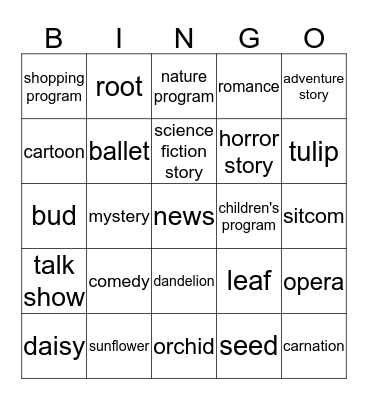 BB10 Unit 2-3 Bingo Card