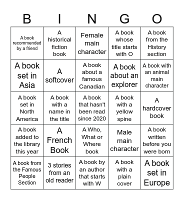 Google Docs Bingo Card