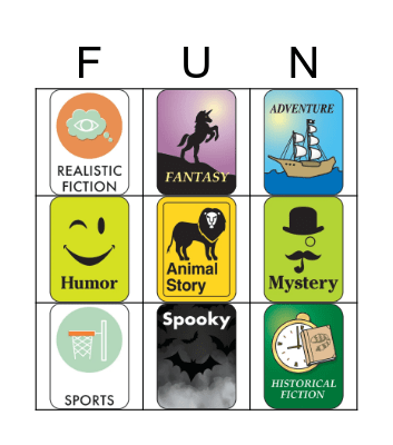FICTION BINGO Card