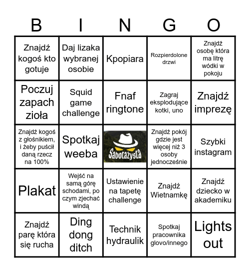 Akademik challenge Bingo Card