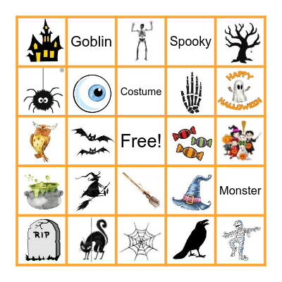 Haunted BINGO Card