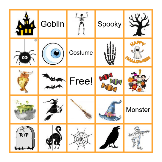 Haunted BINGO Card