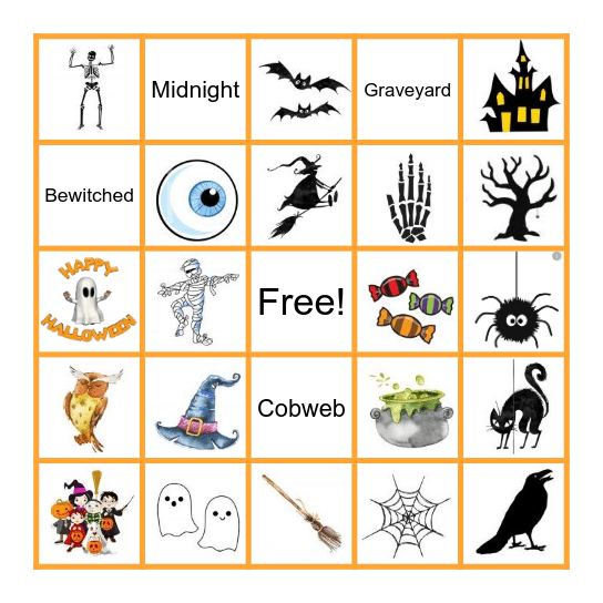 Haunted BINGO Card