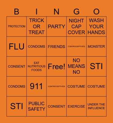 SPOOKY SEASON BINGO BANAZA Bingo Card