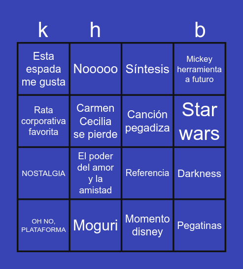 kingdom heats bbs Bingo Card