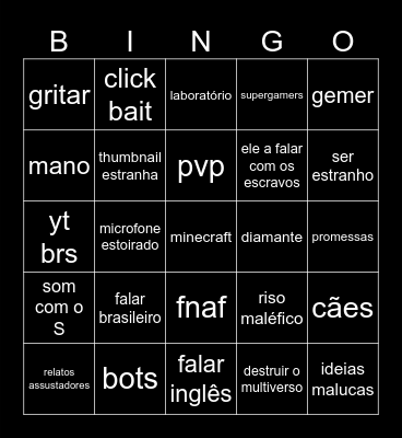 bausch bingo Card