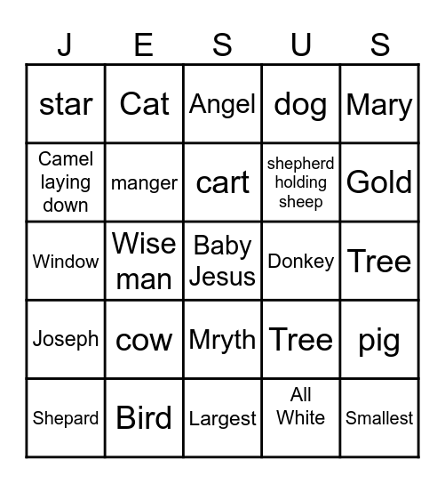 Navity Bingo Card