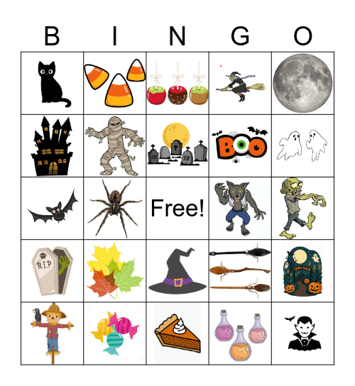 HALLOWEEN Bingo Card