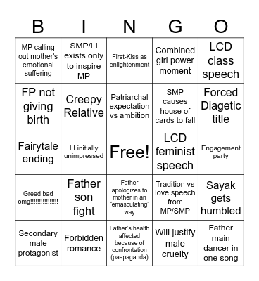 DDD Bingo Card