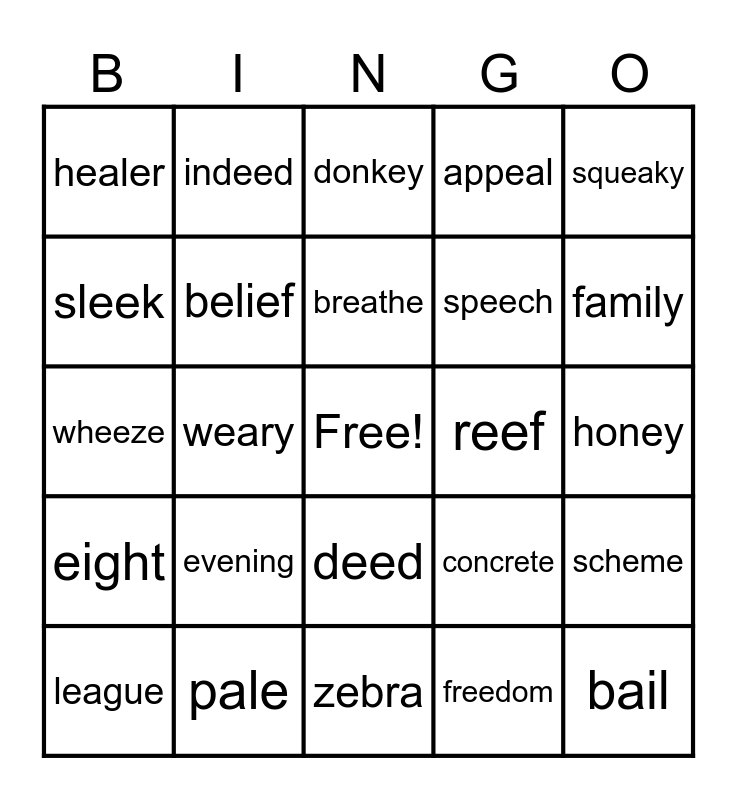 Unit 1 Week 3 Bingo Card