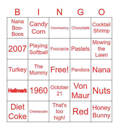 Happy 65th Birthday to the Fabulous, Lynn Dingle Bingo Card