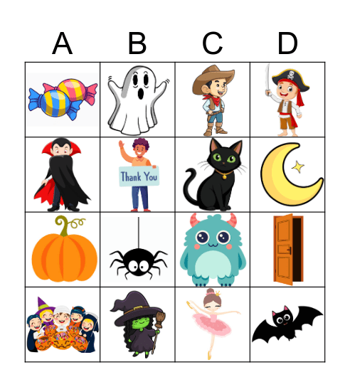 Happy Halloween! Bingo Card