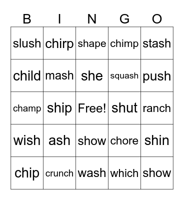 Bingo 4th Bingo Card