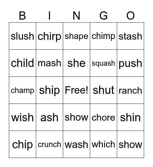 Bingo 4th Bingo Card