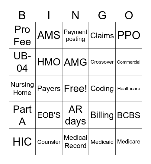 PFS Week 2025 Bingo Card