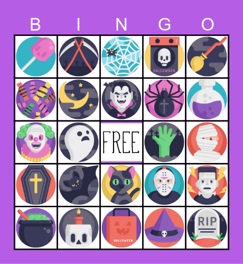 Halloween Bingo Card