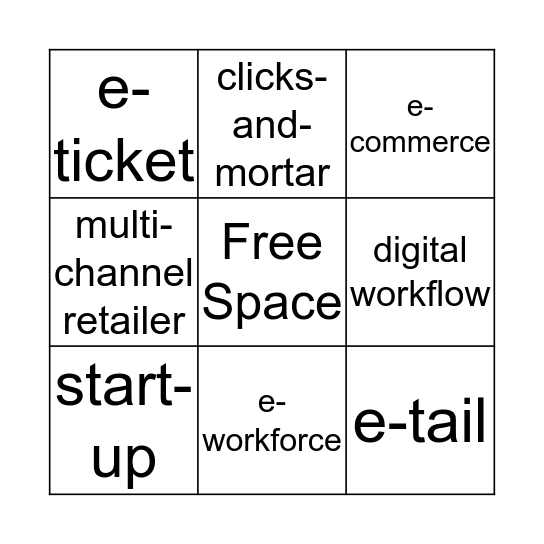 Chapter 9 Bingo Card