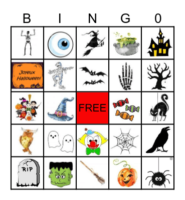Haunted BINGO Card