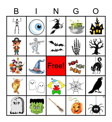 Haunted BINGO Card