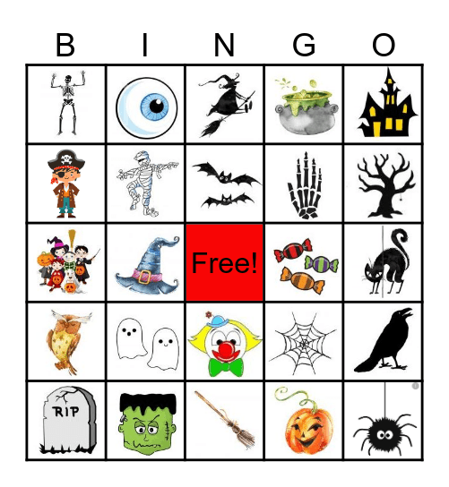 Haunted BINGO Card