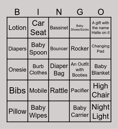 yo Bingo Card