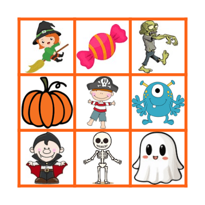 Halloween Bingo Card