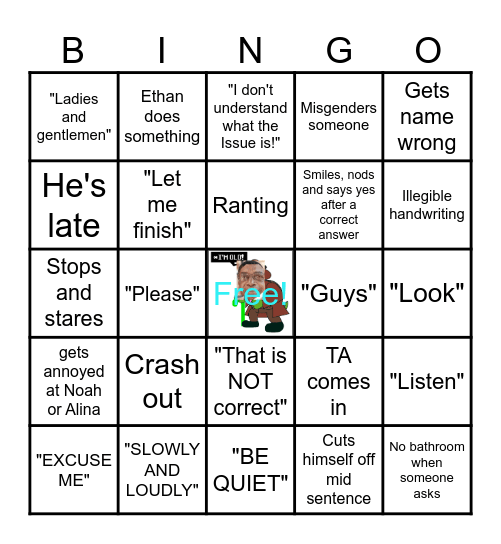 Mr. Stevenson P6 Bingo Card