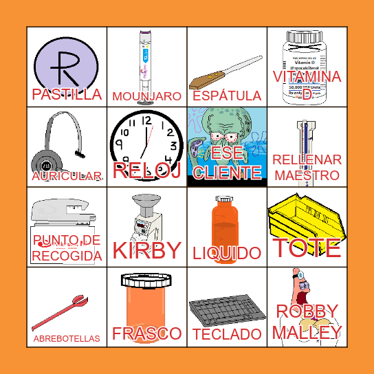 LOTERIA Bingo Card