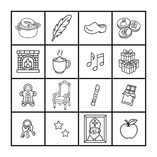 SINTERKLAAS BINGO Card