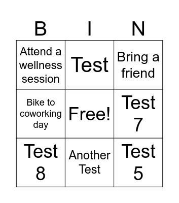 Hangar Dreys Open House Bingo Card
