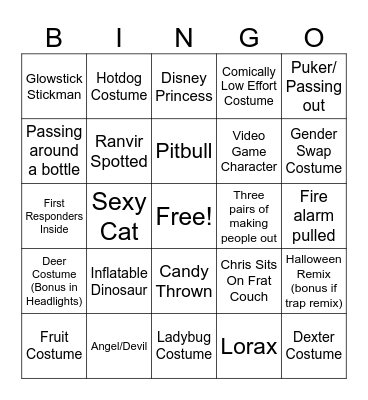 AAAAAAAH 2025 Bingo Card