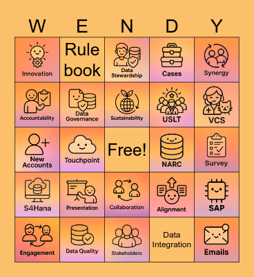 Customer Service Week 2025 Bingo Card