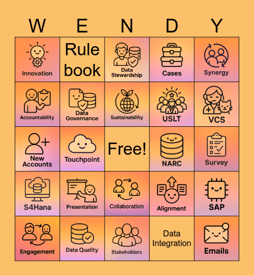 Customer Service Week 2025 Bingo Card