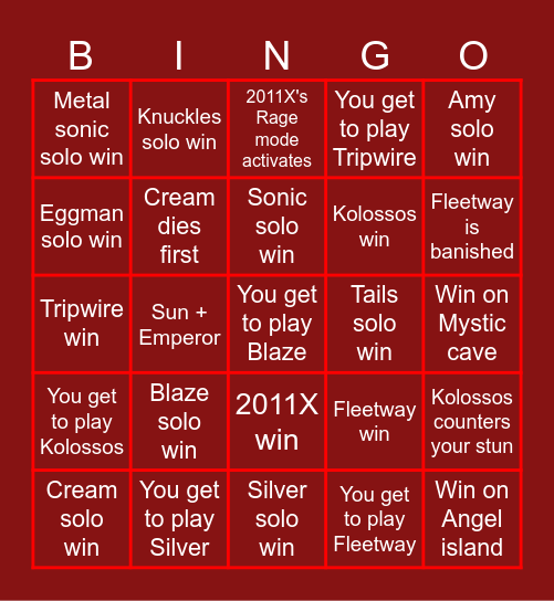 Outcome Memories V0.2 Bingo Card
