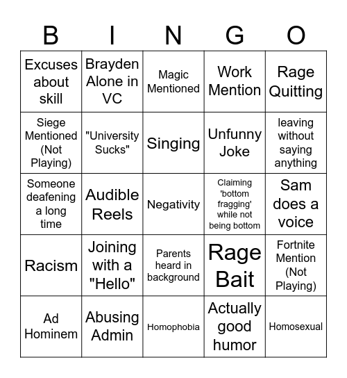 ダークマガ Labubu 幕府 Bingo Card