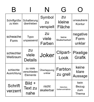 Logo-Fail-Bingo Card