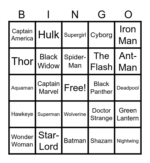 Security Week Bingo Card