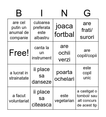 colegi Bingo Card