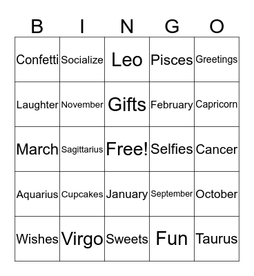 MAYA'S FIRST BIRTHDAY! Bingo Card