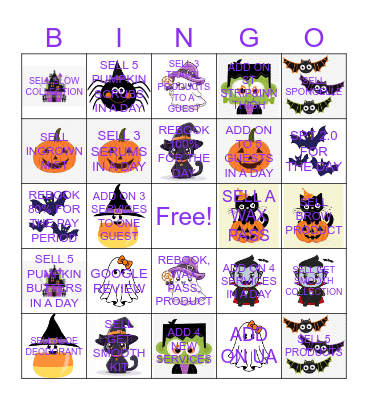 SPOOKY BINGO Card