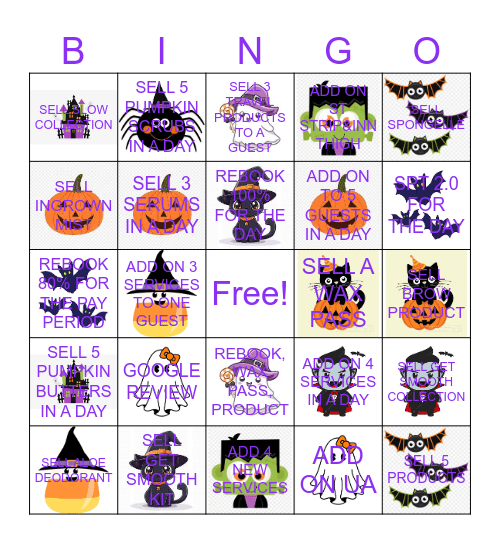 SPOOKY BINGO Card