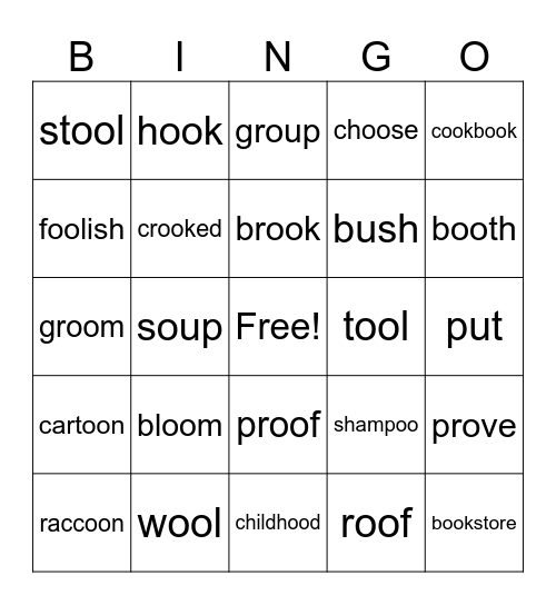 4th grade Into Reading List 3.1 Bingo Card