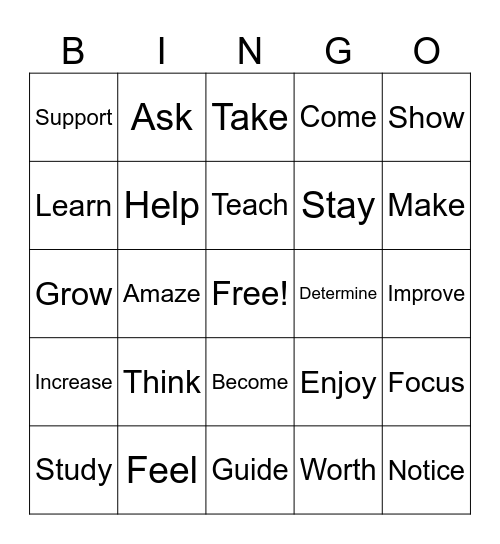 3 Stories Bingo Card