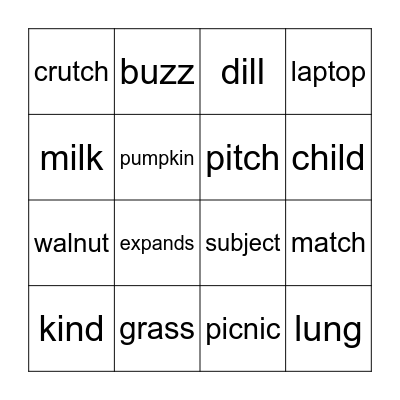 Layer 2 Bingo Card