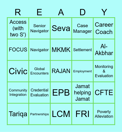 FRI FSM - Ottawa October 2025 Bingo Card