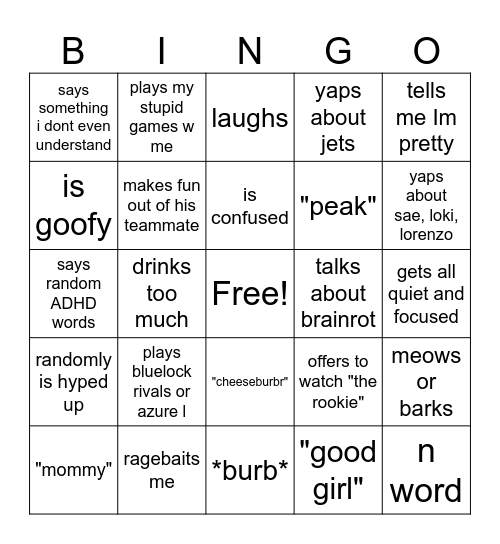 domikkk Bingo Card