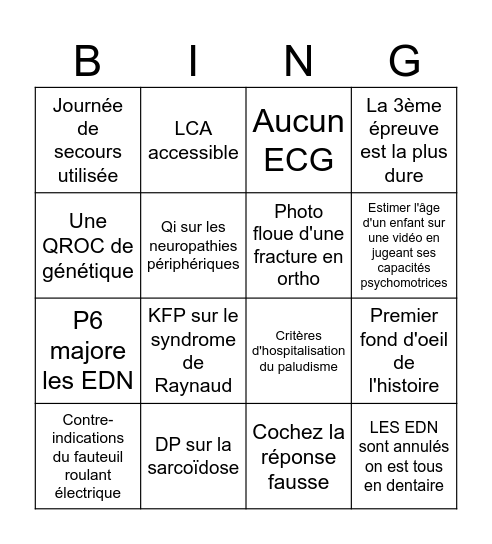 Bingo EDN 2025 Bingo Card