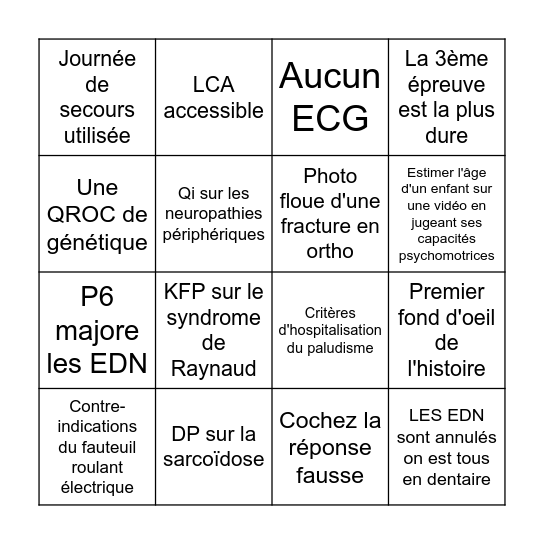 Bingo EDN 2025 Bingo Card